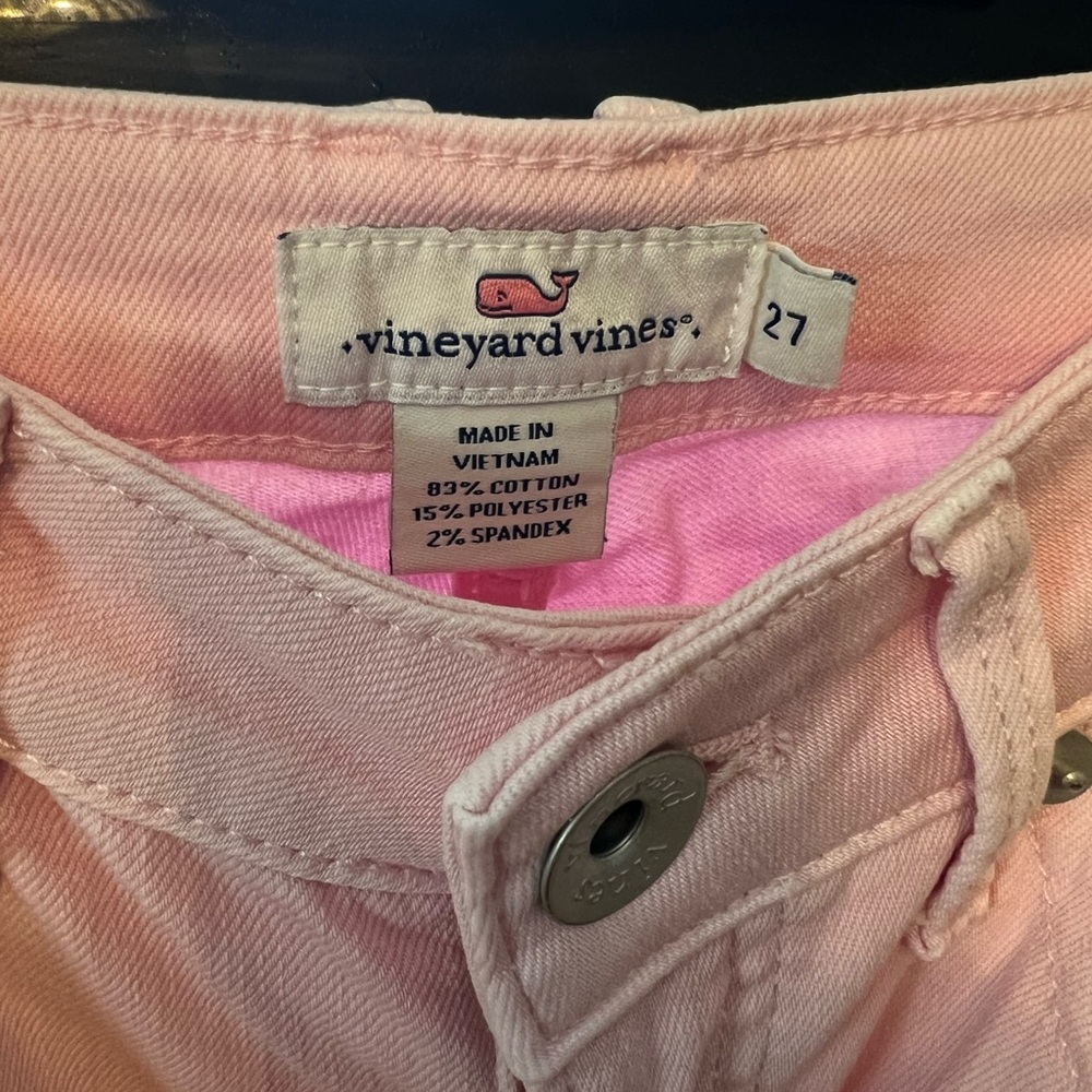 Vineyard Vines Coral SkinnyJeans size 27